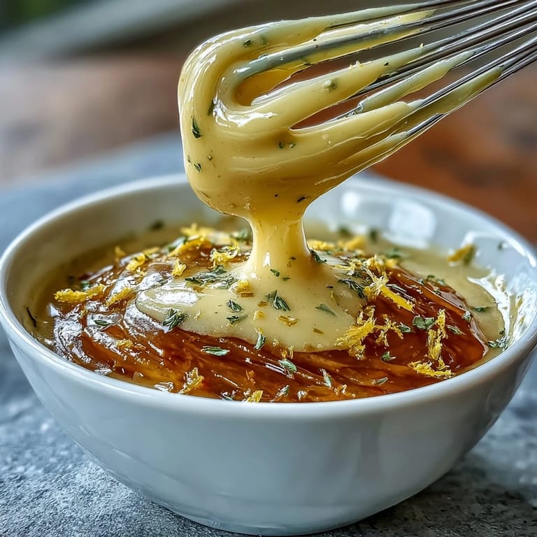 Kremowa sałatkowa z tahini z przecierakiem cytrynowym i nutą czosnkową, doskonała do sałatek i ryzowych misek.