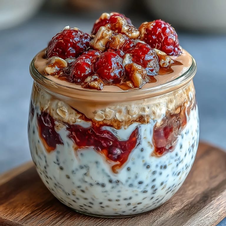 Proste północne owsianki z malinami i chia, gotowe w 10 minut na szybkie śniadanie.