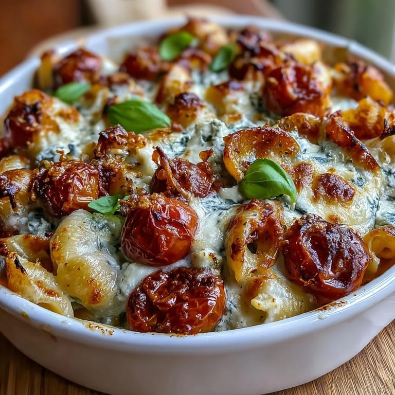 Taste comfort: Baked Boursin Pasta made with rich Boursin cheese and tender pasta.